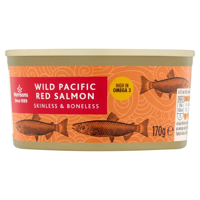 Morrisons Skin & Boned Red Salmon (170g) 170g