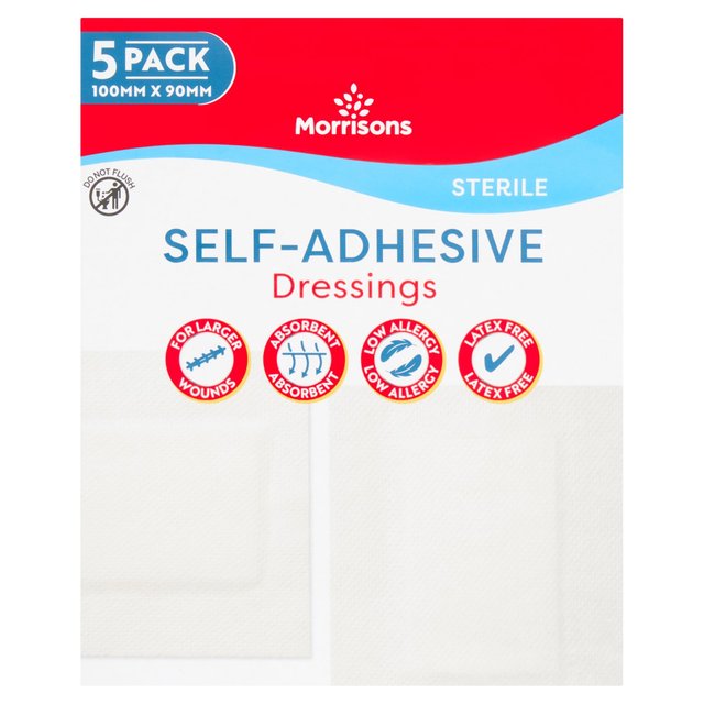 Morrisons Self Adhesive Dressing  5 per pack