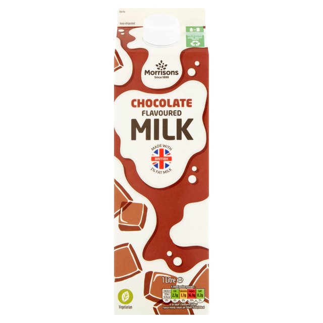 Morrisons Chocolate Flavoured Fresh Milk  1L