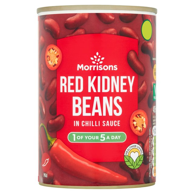 Morrisons Red Kidney Beans in Chilli Sauce (405g) 405g