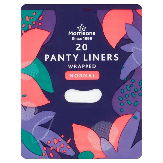 Morrisons Fold & Wrap Pantyliners 20 per pack