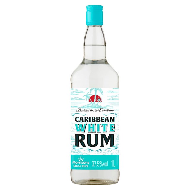 Morrisons Caribbean White Rum  1L