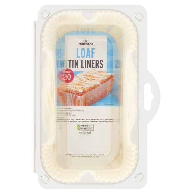 Morrisons Loaf Cake Liners  20 per pack