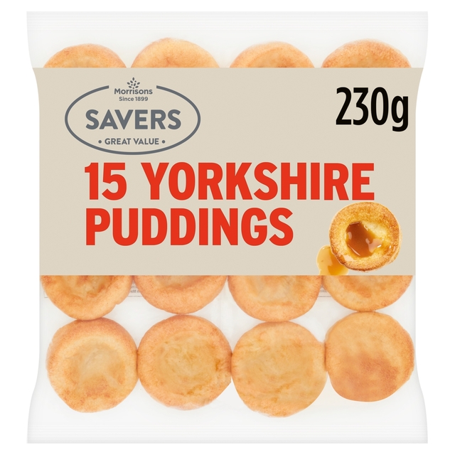 Morrisons Savers 15 Yorkshire Puddings 230g