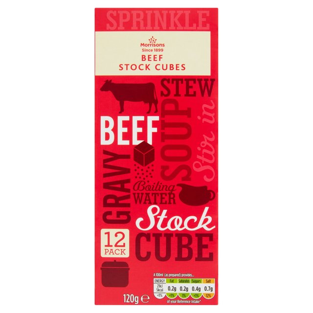 Morrisons Beef Stock Cubes 12's 120g