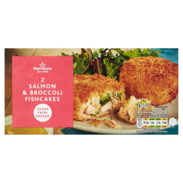 Morrisons 2 Salmon & Broccoli Fish Cakes 2 x 230g