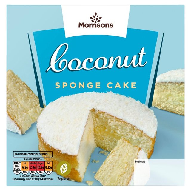 Morrisons Coconut Sponge Cake 