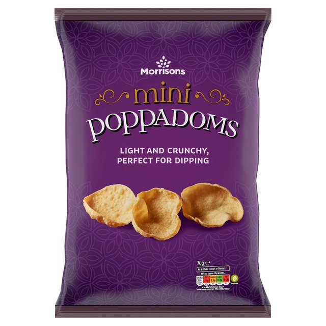 Morrisons Mini Poppadoms 70g