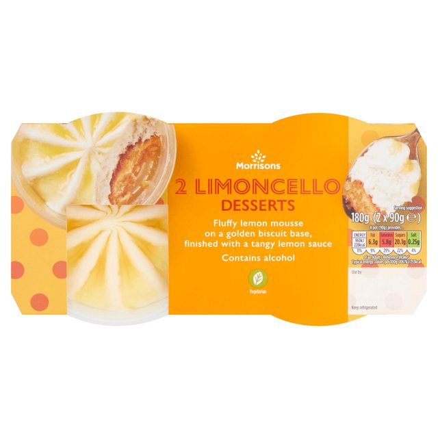 Morrisons 2 Limoncello Dessert 2 x 90g