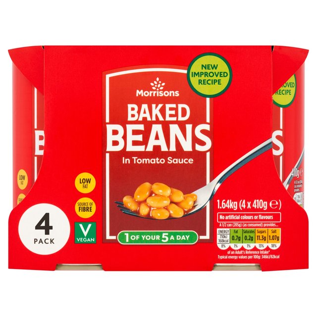 Morrisons Baked Beans 4 x 410g