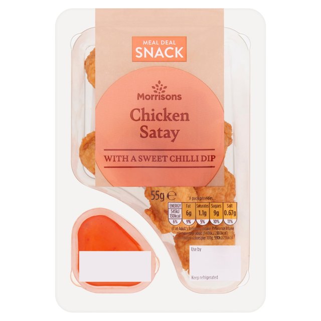 Morrisons  Chicken Satay & Sweet Chilli Dip  55g