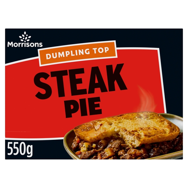 Morrisons Dumpling Topped Steak Pie 550g