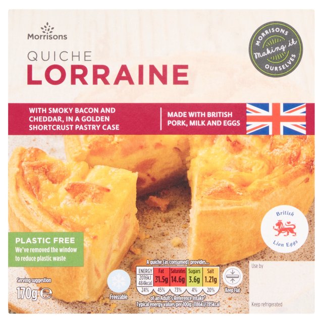 Morrisons Quiche Lorraine         170g