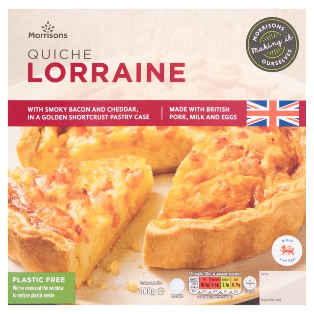 Morrisons Quiche Lorraine 400g