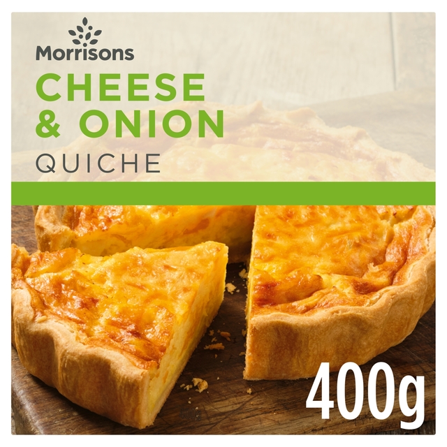 Morrisons Cheese & Onion Quiche   400g