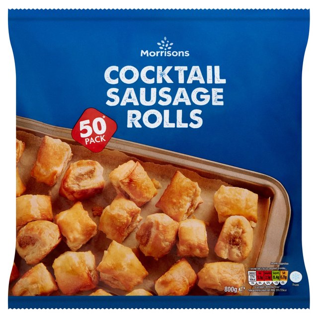 Morrisons Cocktail Sausage Rolls 50 Pack 800g