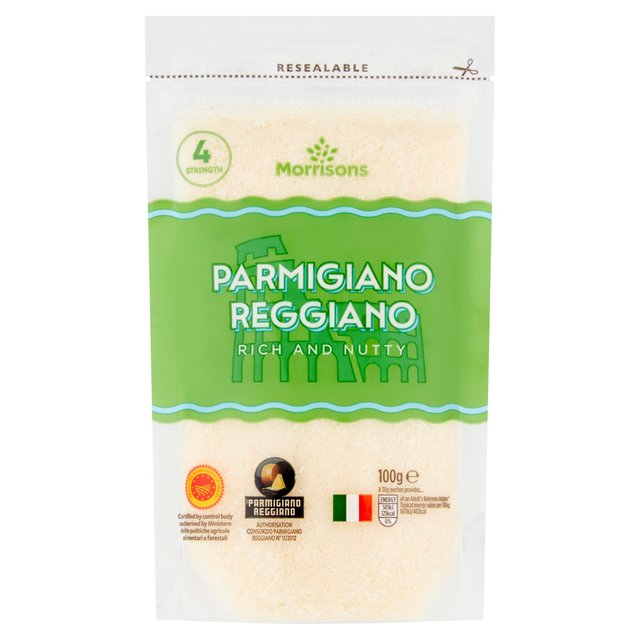 Morrisons Grated Parmigiano Reggiano    100g