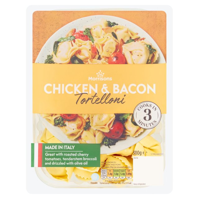 Morrisons Chicken & Bacon Tortelloni 300g