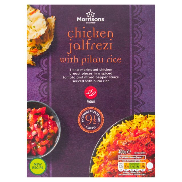 Morrisons Chicken Jalfrezi & Rice 400g