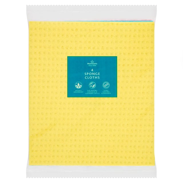 Morrisons Sponge Cloths     4 per pack