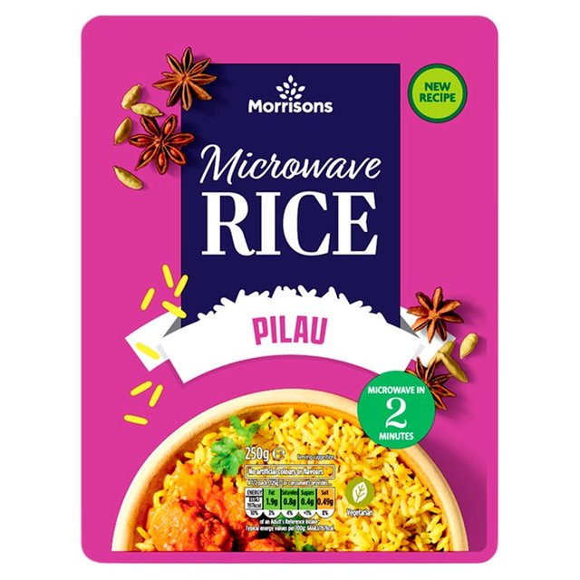 Morrisons Pilau Micro Rice  250g