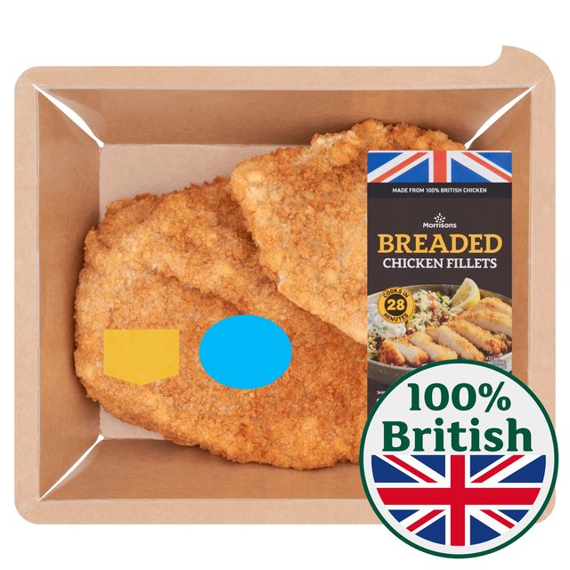 Morrisons 2 Breaded Chicken Fillets  340g