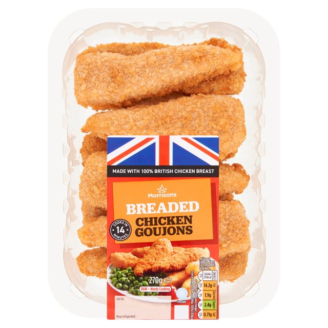 Morrisons  Breaded Chicken Goujons 270g