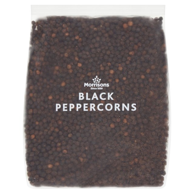 Morrisons Whole Black Peppercorns  200g