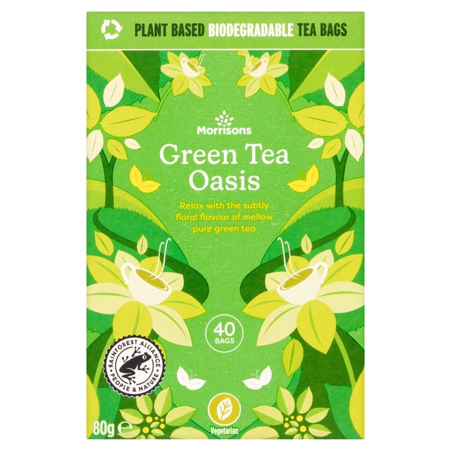 Morrisons Aromatic Green Tea 40's 80g