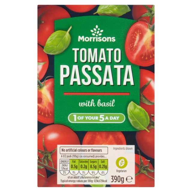 Morrisons Passata With Basil (390g) 390g