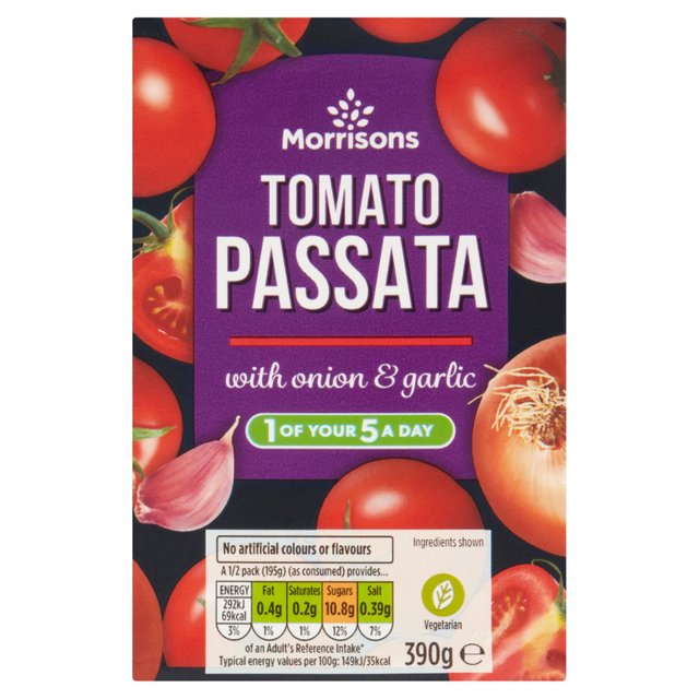 Morrisons Passata with Onion & Garlic (390g) 390g