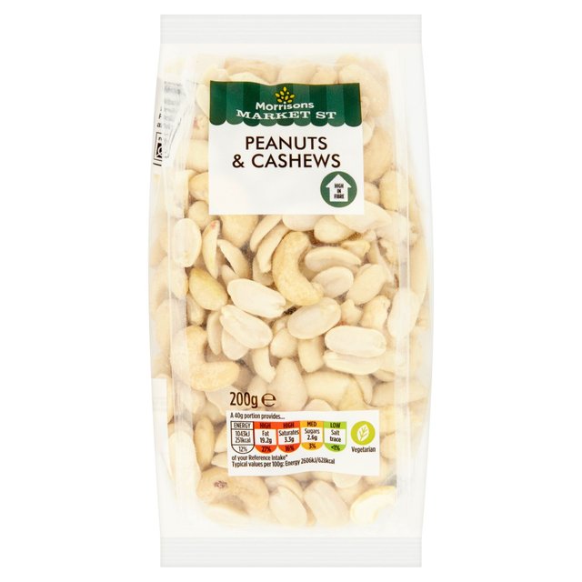 Morrisons Peanuts & Cashews 200g