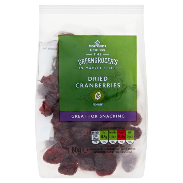 Morrisons Dried Cranberries  80g