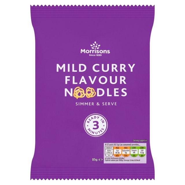 Morrisons Mild Curry Instant Noodles 85g