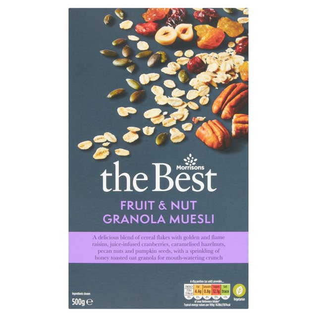 Morrisons The Best Muesli, Granola  Fruit & Nut 500g