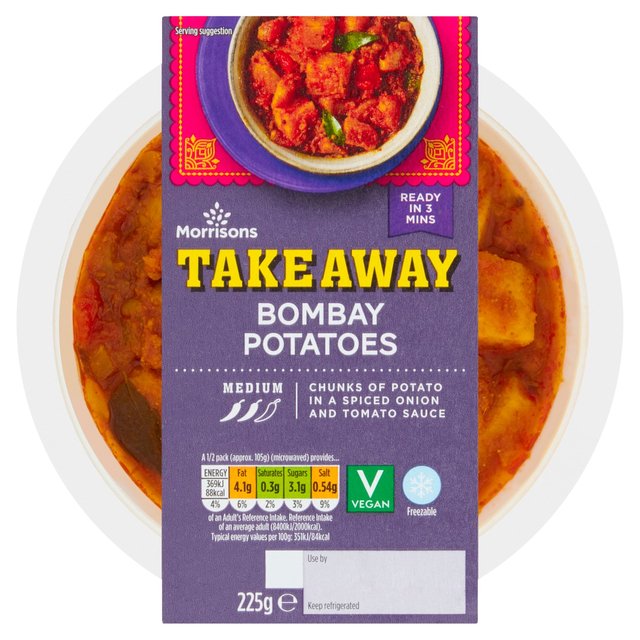 Morrisons Takeaway Indian Bombay Potato 225g