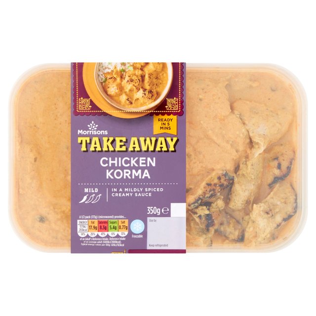 Morrisons Takeaway Indian Chicken Korma 350g