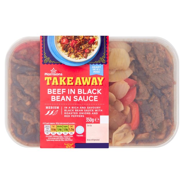 Morrisons Takeaway Beef In Black Bean 350g