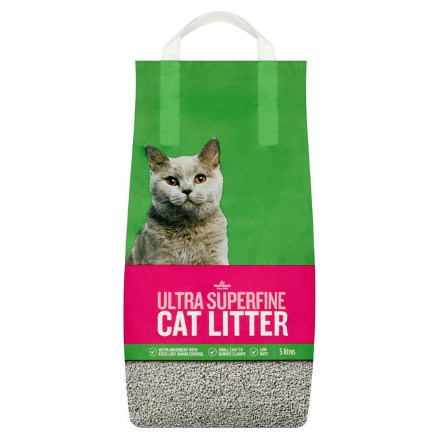 Morrisons Ultra Super Fine Clumping Cat Litter 5L