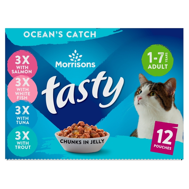 Morrisons Complete Fish Selection In Jelly Pouches 12 x 100g