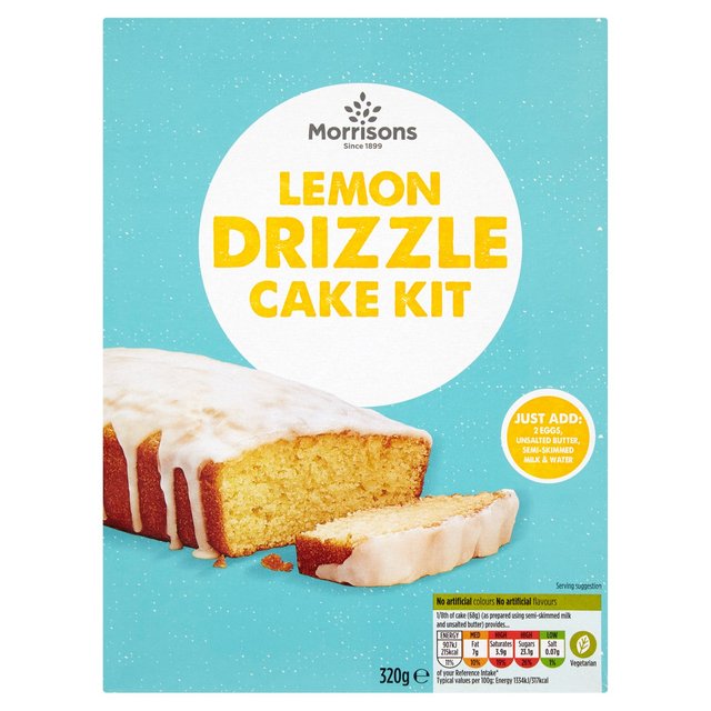 Morrisons Lemon Drizzle Cake Kit 320g