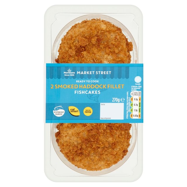 Morrisons Smoked Haddock Fillet Fishcakes  2 x 135g