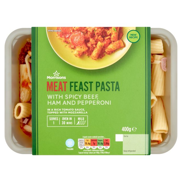 Morrisons Meat Feast Pasta Bake  400g