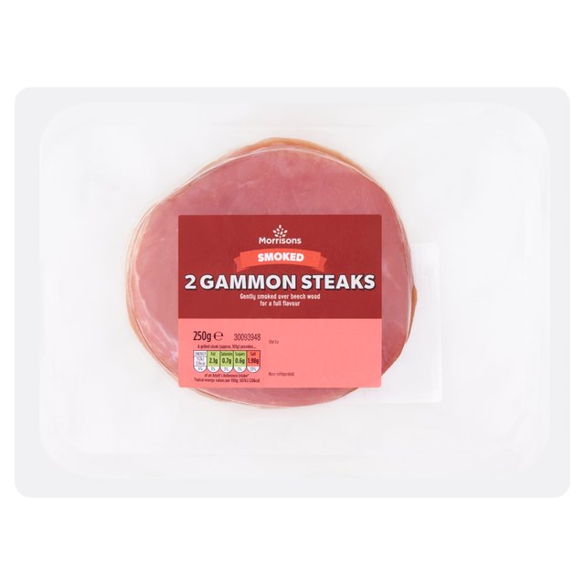 Morrisons Smoked Gammon Steaks 2 x 125g