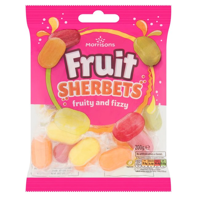 Morrisons Fruit Sherbets    200g