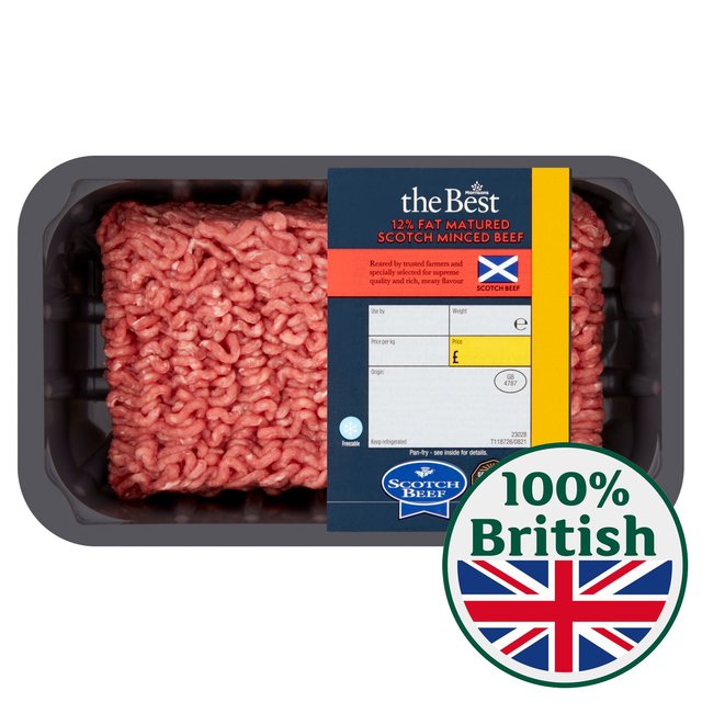 Morrisons The Best 12% Fat Matured Scotch Minced Beef 500g