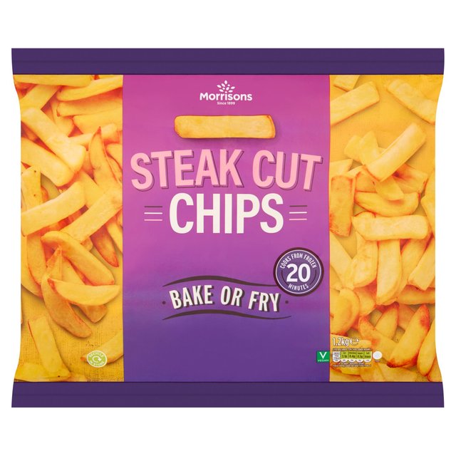 Morrisons Steak Cut Chips 1.2kg