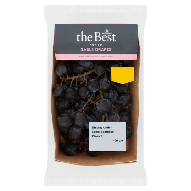 Morrisons The Best Seedless Sable Grapes 400g