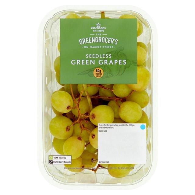 Morrisons Seedless Green Grapes 400g