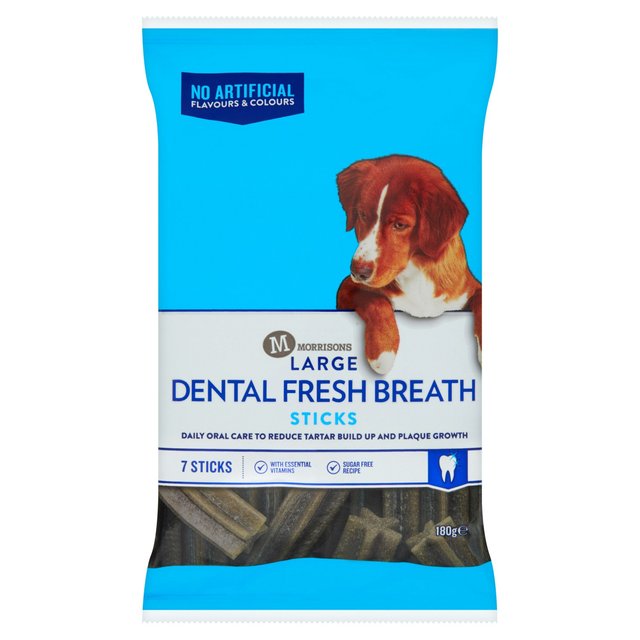 Morrisons 7 Fresh Breath Dog Dental Treats 180g